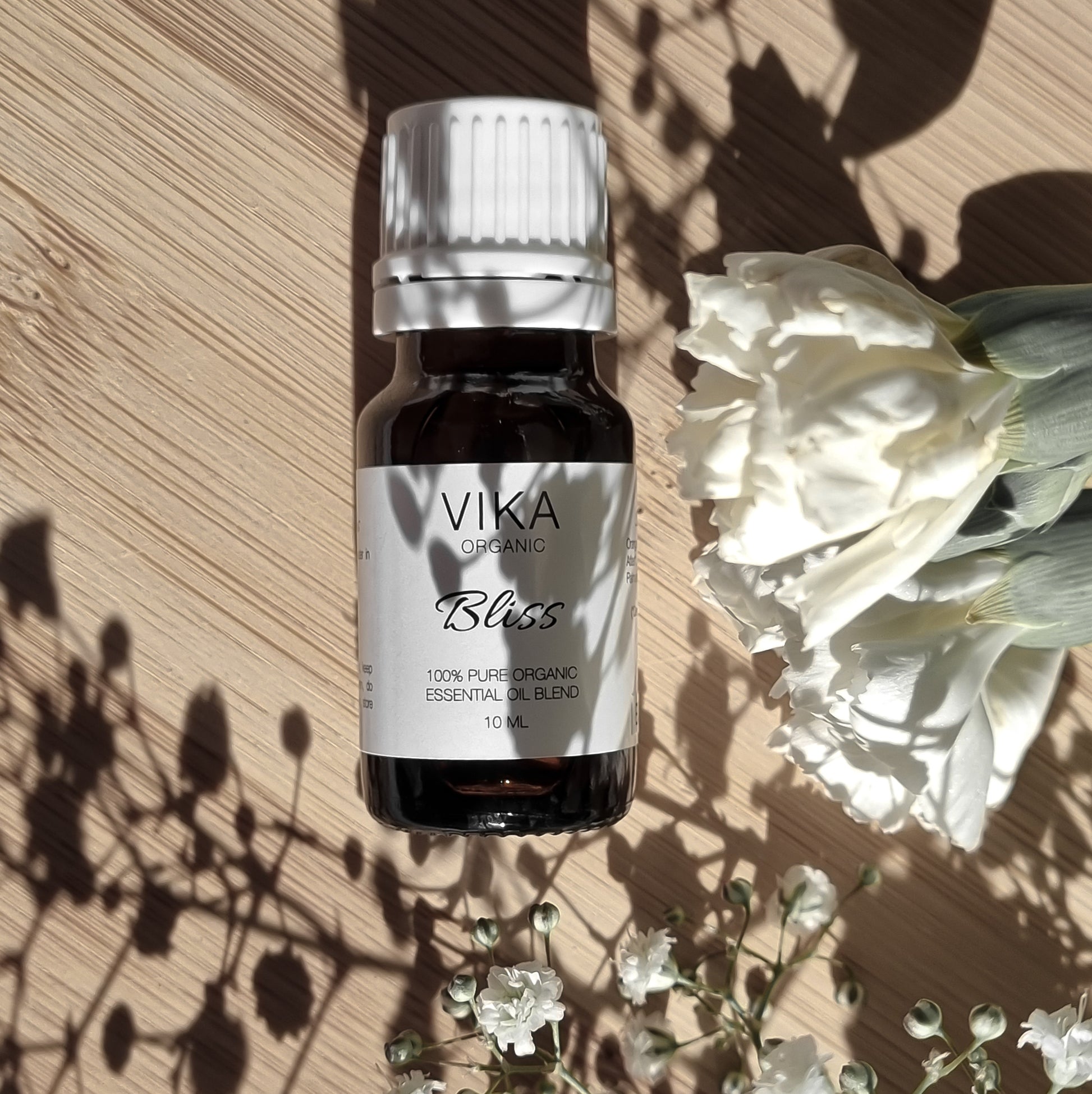 Bliss organic essential oil blend mood boosting vika organic 